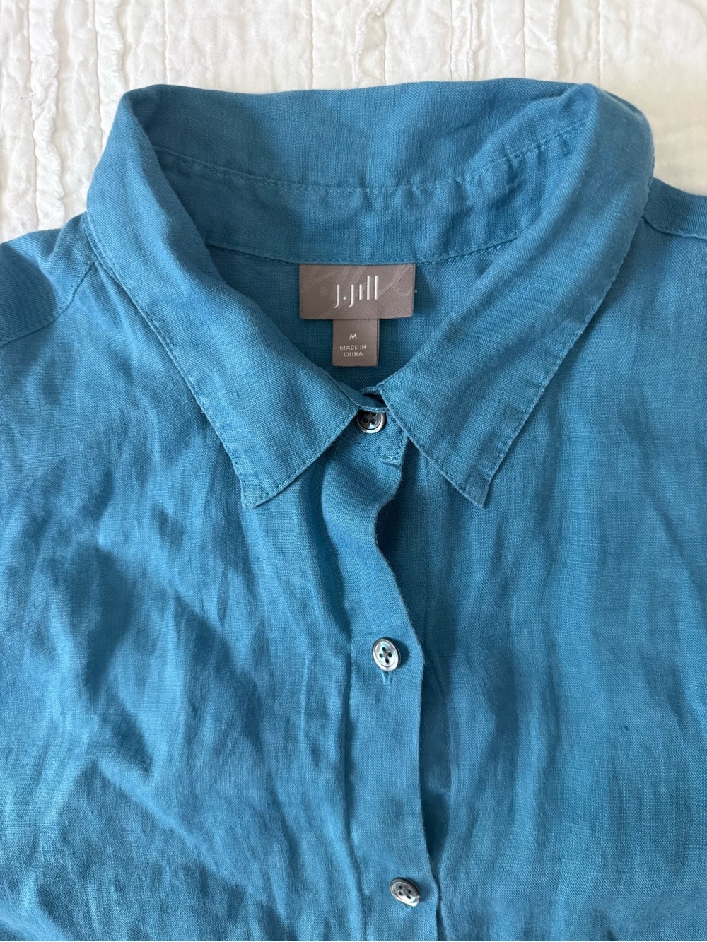 3 J Jill Linen Button Down Shirts M - Picture 16 of 16
